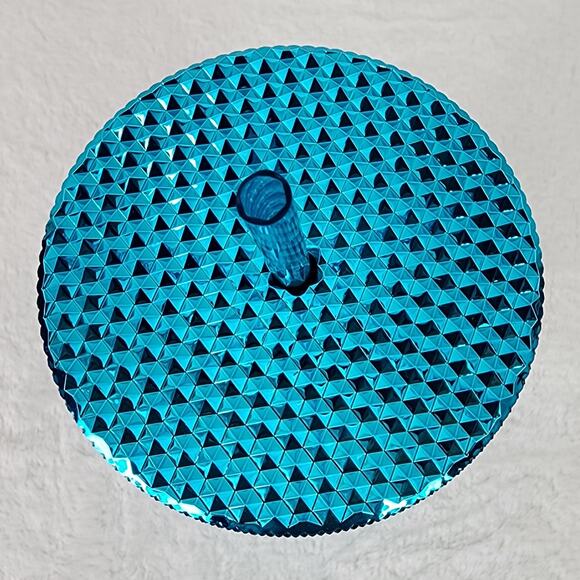 NWT Starbucks 2023 Summer Neon Blue chrome steel Studded Siren Venti Cold Cup - Picture 6 of 8